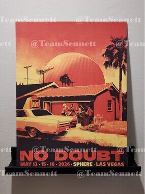 No Doubt Sphere Poster / Weekend 2 / May 13, 15 & 16 / Las Vegas Residency 2026